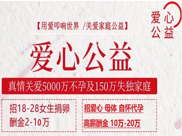 宁城捐卵助孕生子 爱心志愿者招募